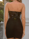 New Nightclub Style Sequined Tube Top Hip Dress For Women