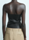 Fashionable Bra Style Tube Top With Tight Waist
