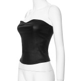 Fashionable Bra Style Tube Top With Tight Waist
