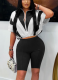 Casual Short-sleeved Shorts Bat Sleeve Sports Suit