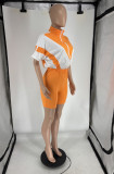 Casual Short-sleeved Shorts Bat Sleeve Sports Suit