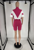 Casual Short-sleeved Shorts Bat Sleeve Sports Suit