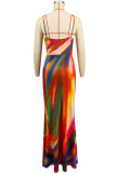 Fashion Casual Suspender Dress Slim Fit Dress