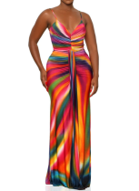 Fashion Casual Suspender Dress Slim Fit Dress