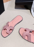 New Fashion Rhinestone Flat Slippers