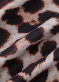 Leopard Print Sexy Vest Hip Skirt Two Piece Suit For Women