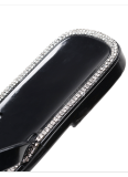 New Style Flip Flops Crystal Rhinestone Women's Jelly Flat Slippers
