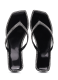 New Style Flip Flops Crystal Rhinestone Women's Jelly Flat Slippers