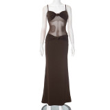 Sexy Solid Color Elegant Temperament Tube Top Twist Dress