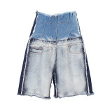 Fashion High Waist Distressed Jeans