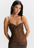 Sexy Solid Color Elegant Temperament Tube Top Twist Dress