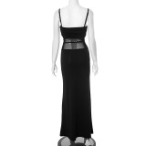 Sexy Solid Color Elegant Temperament Tube Top Twist Dress