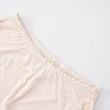 Sexy Halterneck Sleeveless Backless Top Tight-fitting Ribbon Shorts Two-piece Set