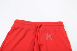 Fashion Personality Hooded Zipper Casual Sports Style Shorts Two-piece Suit