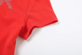 Fashion Personality Hooded Zipper Casual Sports Style Shorts Two-piece Suit