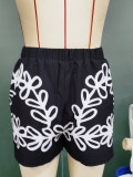 Fashionable and Elegant Small Vest Shorts Holiday Style Two-piece Suit