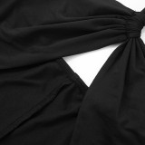 Sexy Hollow One-shoulder Yoga Tights