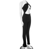 Sexy Hollow One-shoulder Yoga Tights