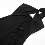 Sexy Hollow One-shoulder Yoga Tights