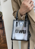 Fashion Hand-held Shoulder Crossbody Jelly Bag