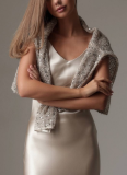 Casual Color Hollow Loose Fit Pullover Sequin Top