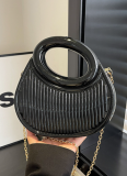 Take Note Hard Case Clutch - Gold