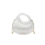 Take Note Hard Case Clutch - Gold