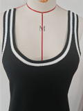 Casual Knitted Outdoor Baseball Sports Knitted Dress