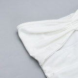 New Hot Girl Beach Style Vacation Tube Top Hollow Dress
