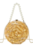 Daily Flowers Pearls Decor Bags
