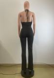 Sexy Halter Neck Chic Hollow Camisole Jumpsuit