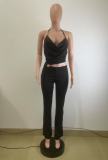 Sexy Halter Neck Chic Hollow Camisole Jumpsuit