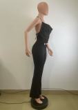 Sexy Halter Neck Chic Hollow Camisole Jumpsuit