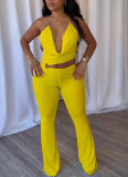 Sexy Halter Neck Chic Hollow Camisole Jumpsuit