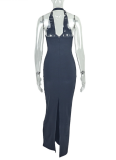 Sexy Temperament Backless Slim Hip Dress For Women