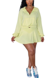 Casual Sportswear Solid Color Pocket Zipper Hooded Long Sleeve Two Pieces