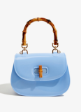 Fashion PVC Barbie Jelly Bag Crossbody Cute Bamboo Handbag