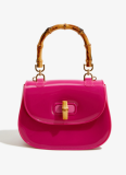 Fashion PVC Barbie Jelly Bag Crossbody Cute Bamboo Handbag