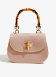 Fashion PVC Barbie Jelly Bag Crossbody Cute Bamboo Handbag