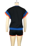 Fashionable and Versatile Loose-fitting Short-sleeved Two-piece Suit