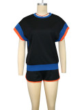 Fashionable and Versatile Loose-fitting Short-sleeved Two-piece Suit