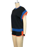 Fashionable and Versatile Loose-fitting Short-sleeved Two-piece Suit