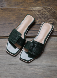 Open-Toe Flat Slippers For Women Summer New Casual Sandals Fashionable Flip Flops