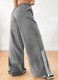 New American Street Style High Street Personality Design Wide Leg Trousers