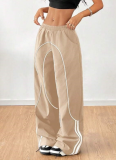 New American Street Style High Street Personality Design Wide Leg Trousers