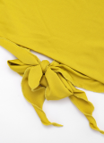 Spring And Summer Halter Neck Tie Navel-Baring Solid Color Hip-Wrapped Cropped Pants Two-Piece Set