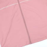 Pink Casual Solid Color Zipper Zipper Collar Long Sleeve Two Pieces