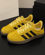 Retro Suede Dexter Shoes For Women With Three-Stripe Inner Height-Enhancing Casual Sneakers