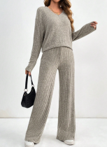 Autumn And Winter Fashionable Casual Women's Home Wear Two-Piece Suit