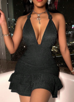 Summer Halterneck Sexy Sleeveless Tube Top Dress